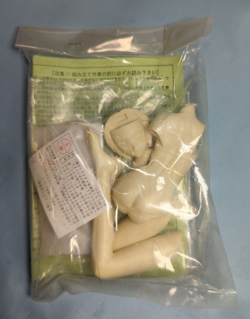 ま わ る王国 1 8スケールレジンキャストキット 綾波レイ 水着バージョン 座り片手付いたポーズ