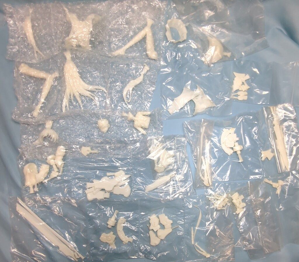 ウサギヤ レジンキャストキット 重兵装女子高生 Null