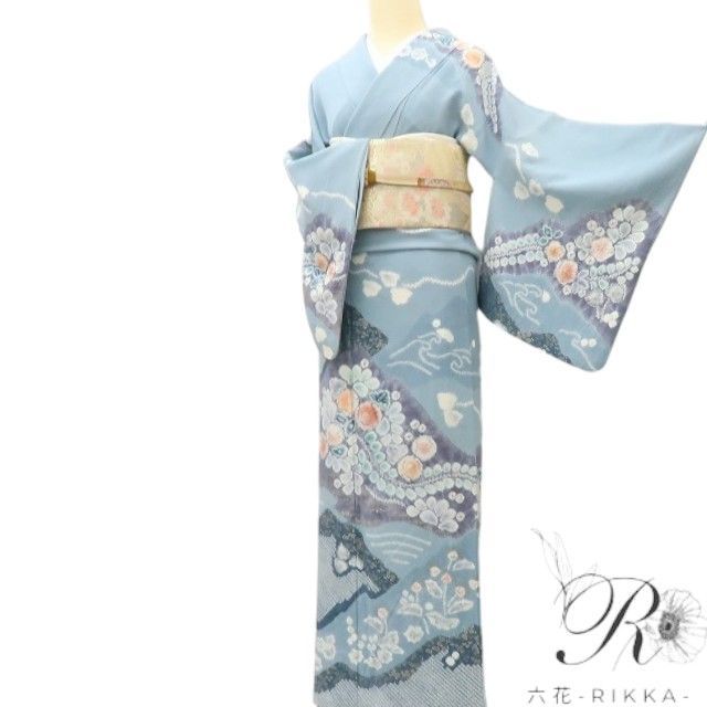 訪問着 手縫い仕立て