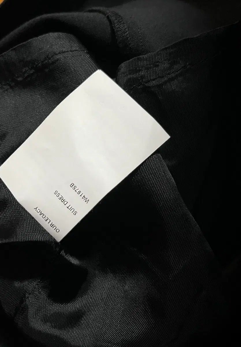  OUR LEGACY アワーレガシー ブラック ショート ONE PIECE 長袖 七分袖 ミニワンピース