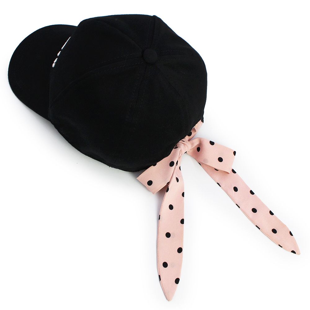 ミュウミュウ ロゴ バックリボン ドット 水玉 ベースボールキャップ