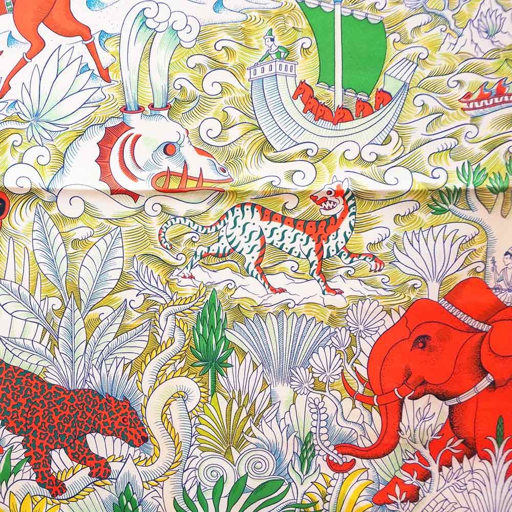 エルメス カレ 90 Cosmographia Universalis 宇宙誌 スカーフ シルク