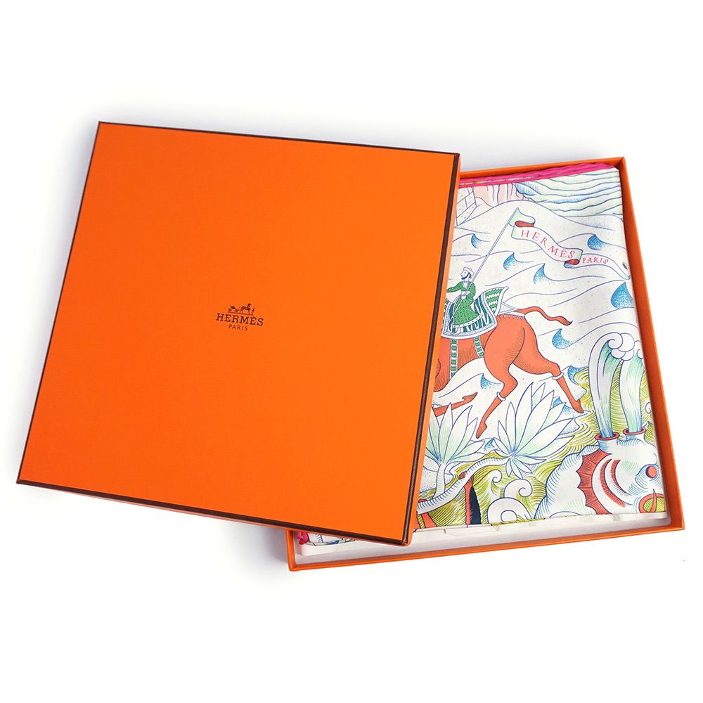 エルメス カレ 90 Cosmographia Universalis 宇宙誌 スカーフ シルク