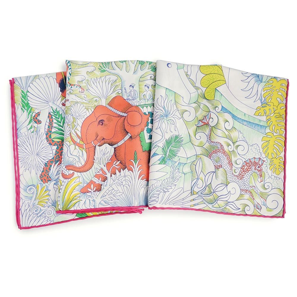 エルメス カレ 90 Cosmographia Universalis 宇宙誌 スカーフ シルク