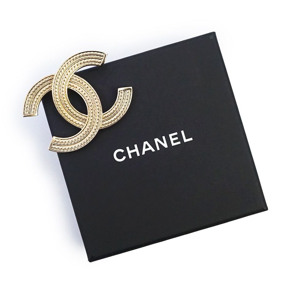 シャネル ココマーク ブローチ ゴールド ABE 263 CHANEL