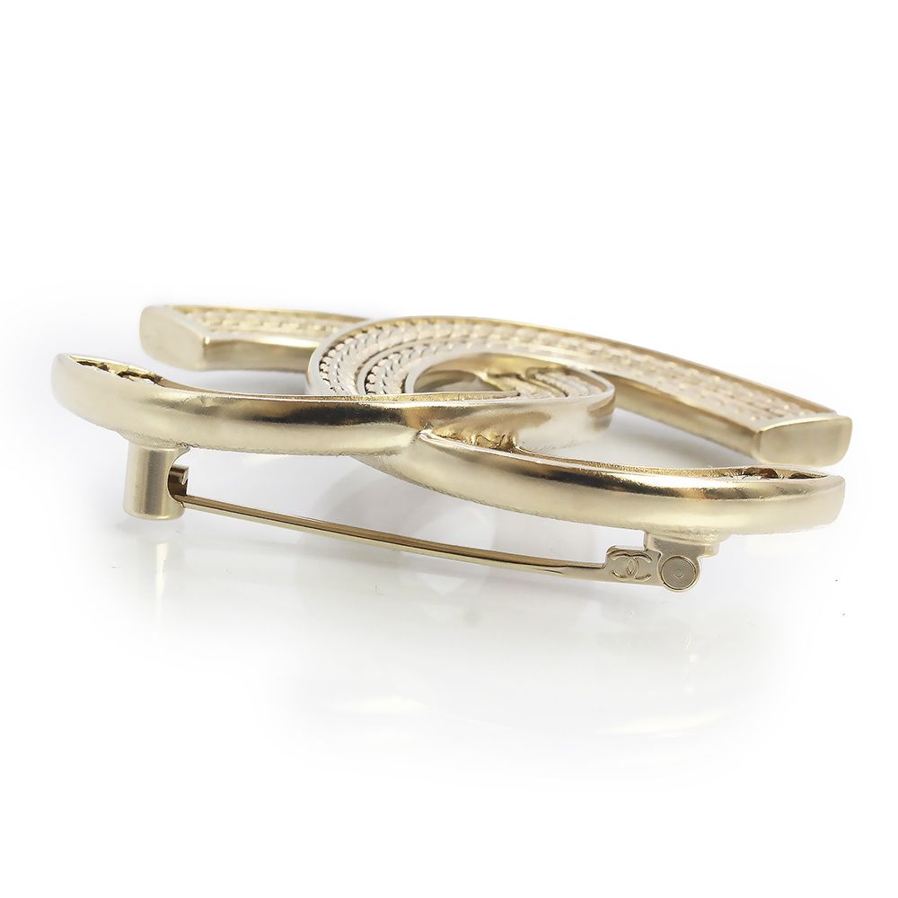  シャネル ココマーク ブローチ ゴールド ABE 263 CHANEL ブローチ コサージュ アクセサリー