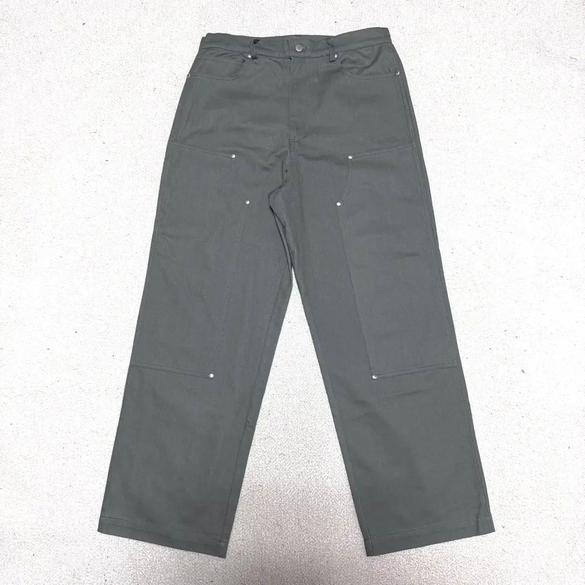 M 95 ディスコTHE SOUND レディース ダブルニー パンツ ズボン グレー