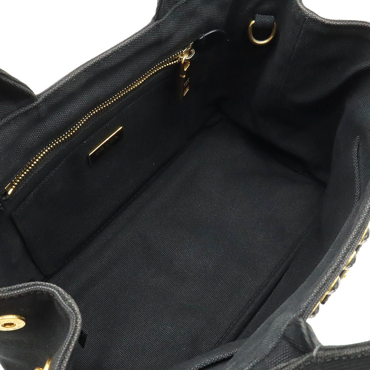 PRADA プラダ CANAPA カナパ トートバッグ ビジュー スタッズ 