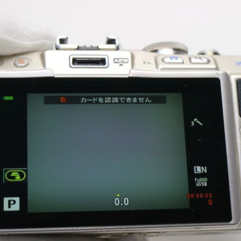超美品 E-PL6 OLYMPUS PEN Lite シルバー 即日発送 ミラーレス一眼 高