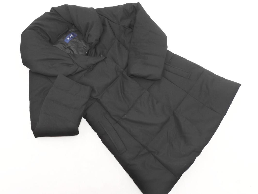 ROPE ロペ ショールカラー ダウン コート size9/黒 ◇□ レディース