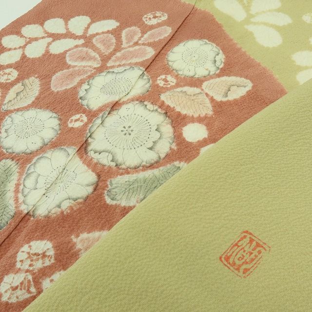 六花-RIKKA- 正絹 滝泰謹製 訪問着 着物 A 4178