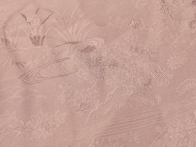 平和屋本店□色無地 まとめて 3点 花柄 青海波 地紋 など 着用可能多数