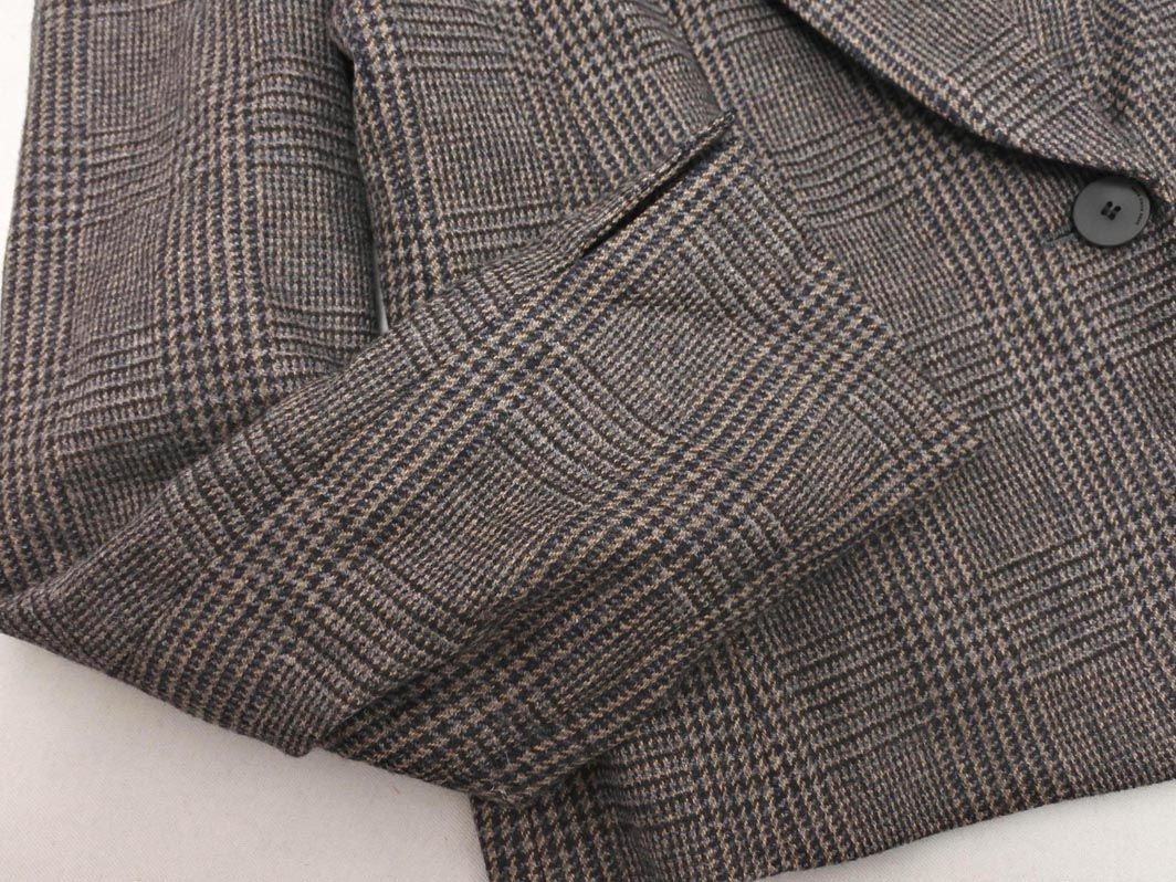 HUGO BOSS ヒューゴ・ボス アンゴラ混 グレンチェック テーラード