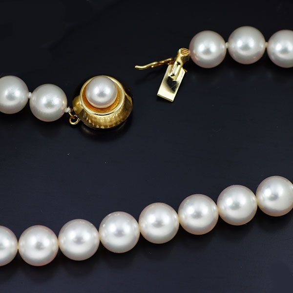 K14PG アコヤ 真珠/パール 径約6.9-7.3mm ブレスレット - メルカリ