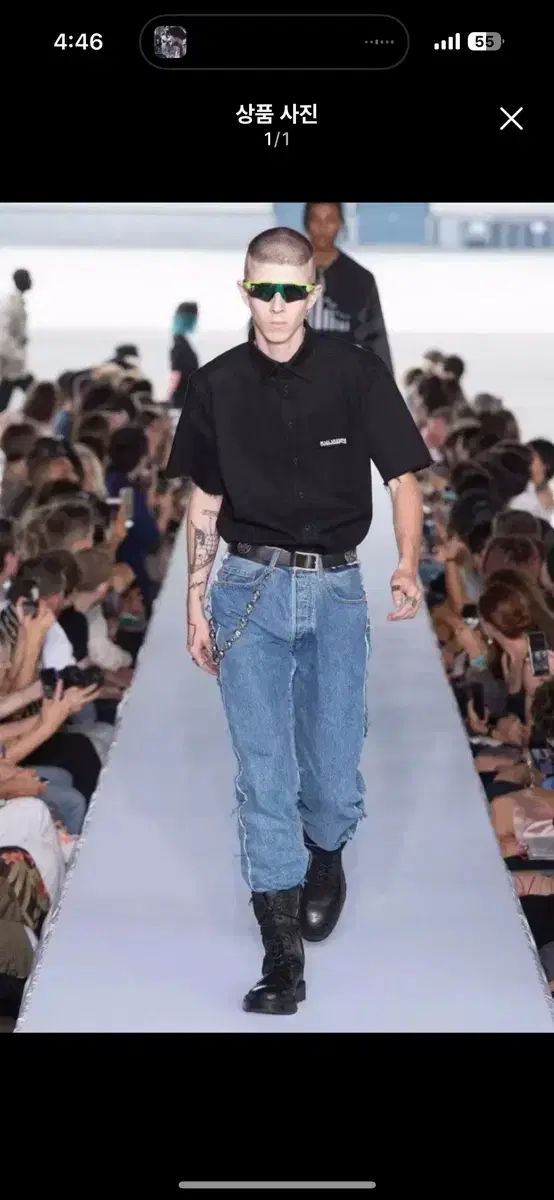 ヴェトモン スカル リング IN チェーン OS 24リンク