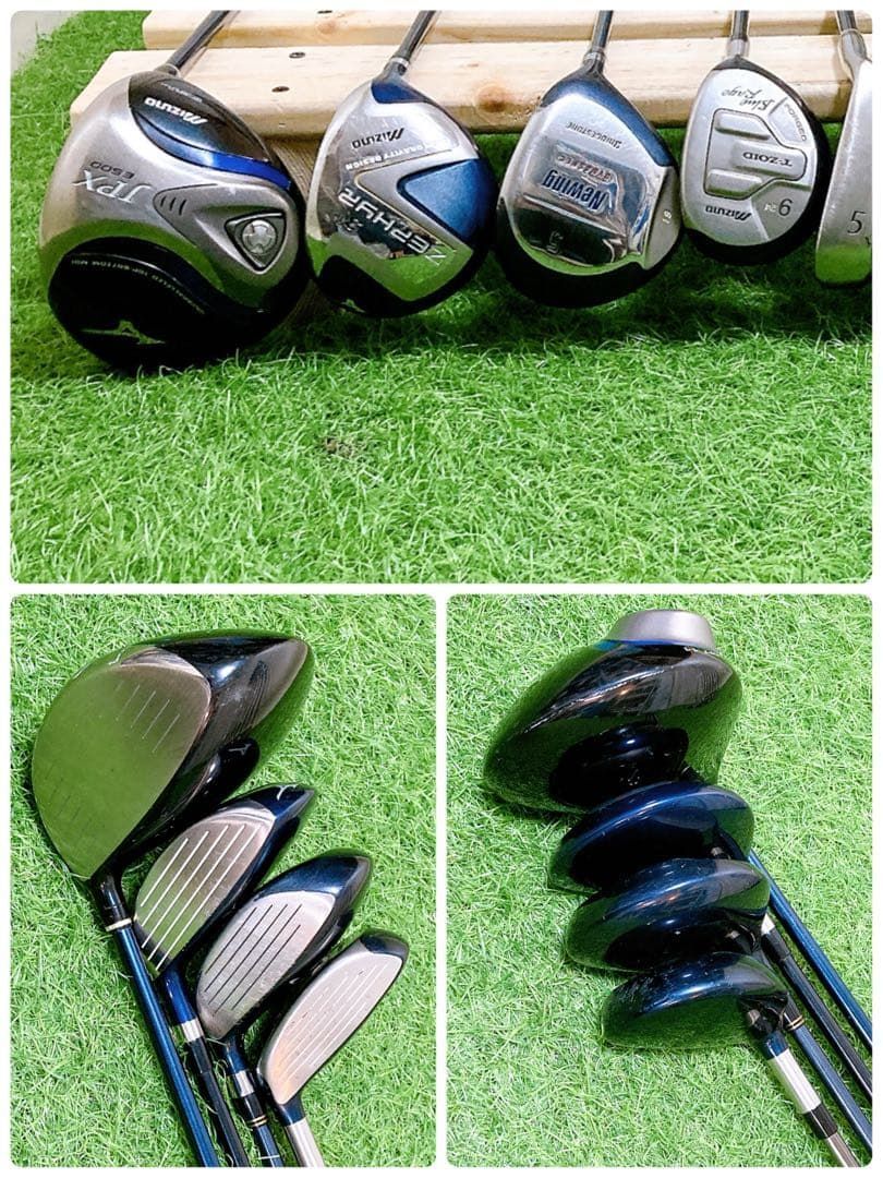 M2.ミズノ　初心者オススメ　ゴルフクラブ　メンズセット　右利き　12本 M1.ミズノ 初心者オススメ メンズセット ゴルフクラブ 12本 右利き