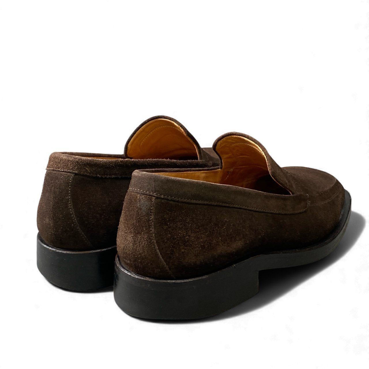 2L15 HERMES エルメス スウェード レザー シューズ ローファー 靴