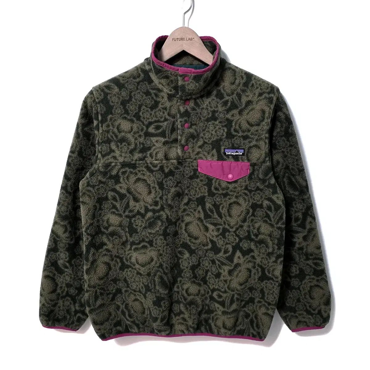 W M パタゴニア Synchilla シンチラ プリント スナップT バルセロネッタ