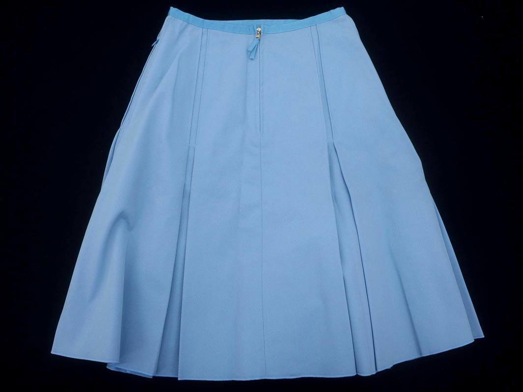 FOXEY NEW YORK フォクシーニューヨーク タック スカート size38/水色