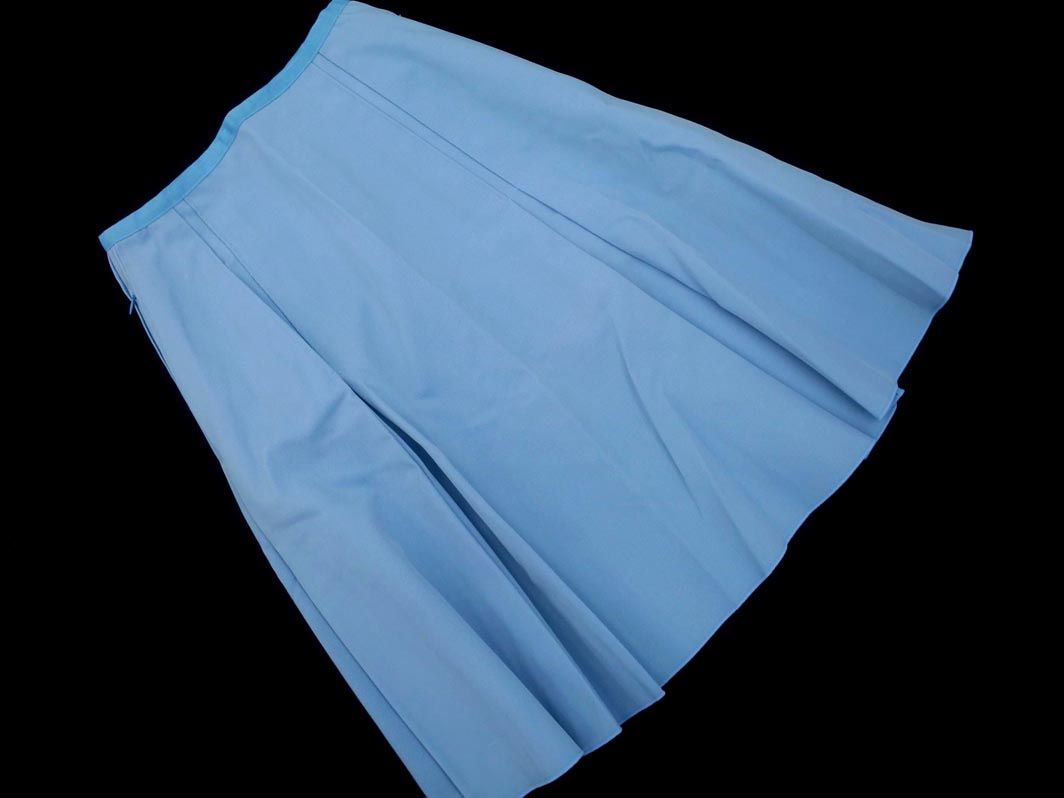 FOXEY NEW YORK フォクシーニューヨーク タック スカート size38/水色