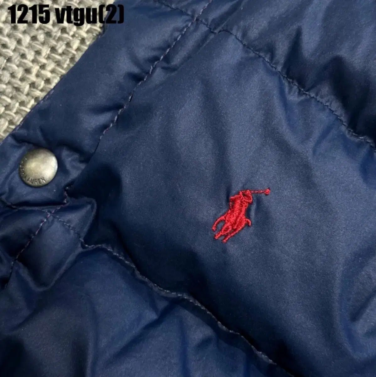 POLO RALPH LAUREN ダウンベスト リバーシブル ラルフローレン Ralph ネイビー ポロ Lauren ダウン Polo ベスト ポロラルフローレン ネイビー&frasl;レッド ダウンベスト&frasl;L