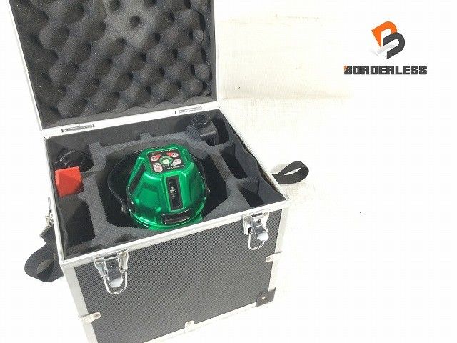 品 MAX マックス グリーンレーザ墨出器 LA-S 801 DG 本体 ケース付 グリーンレーザー墨出し器112461