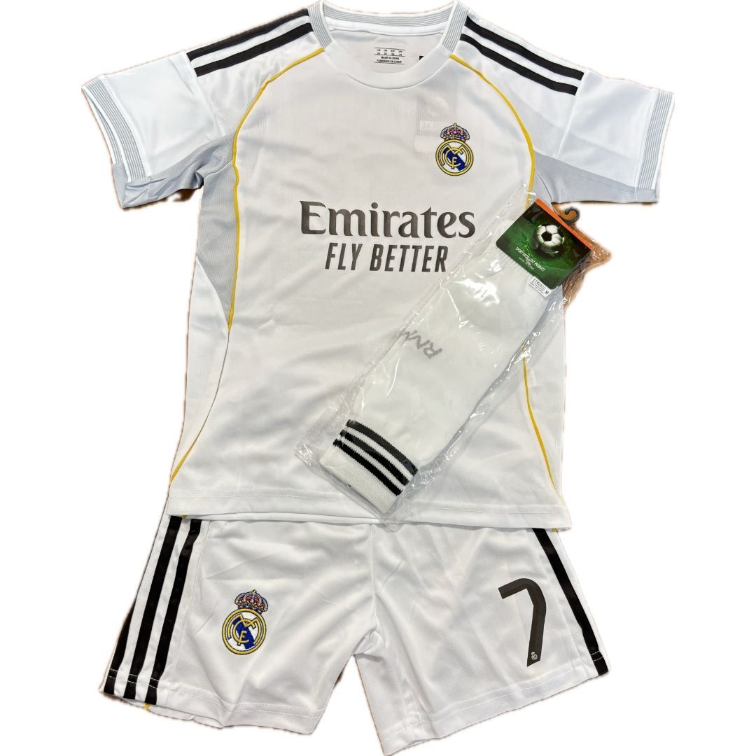 もこ　未使用C・ロナウド レプリカユニホーム 140cm クリスティアーノロナウド レアルマドリード 新モデル レプリカ
