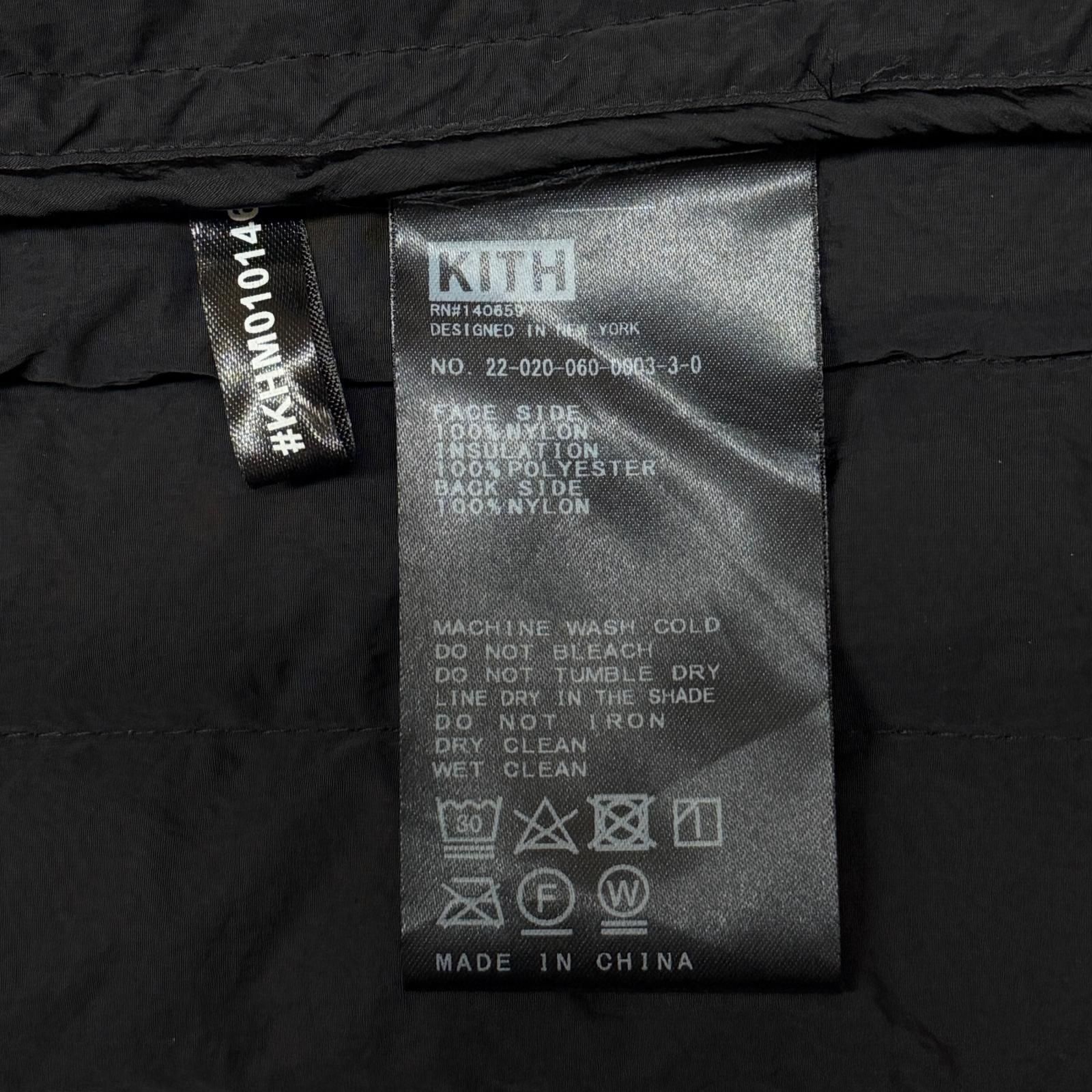 KITH Bryant Quilted Overcoat キルティングオーバーコート キス KHM010146 ブラック XL （4307M） KITH Bryant Quilted Overcoat キルティングオーバーコート キス