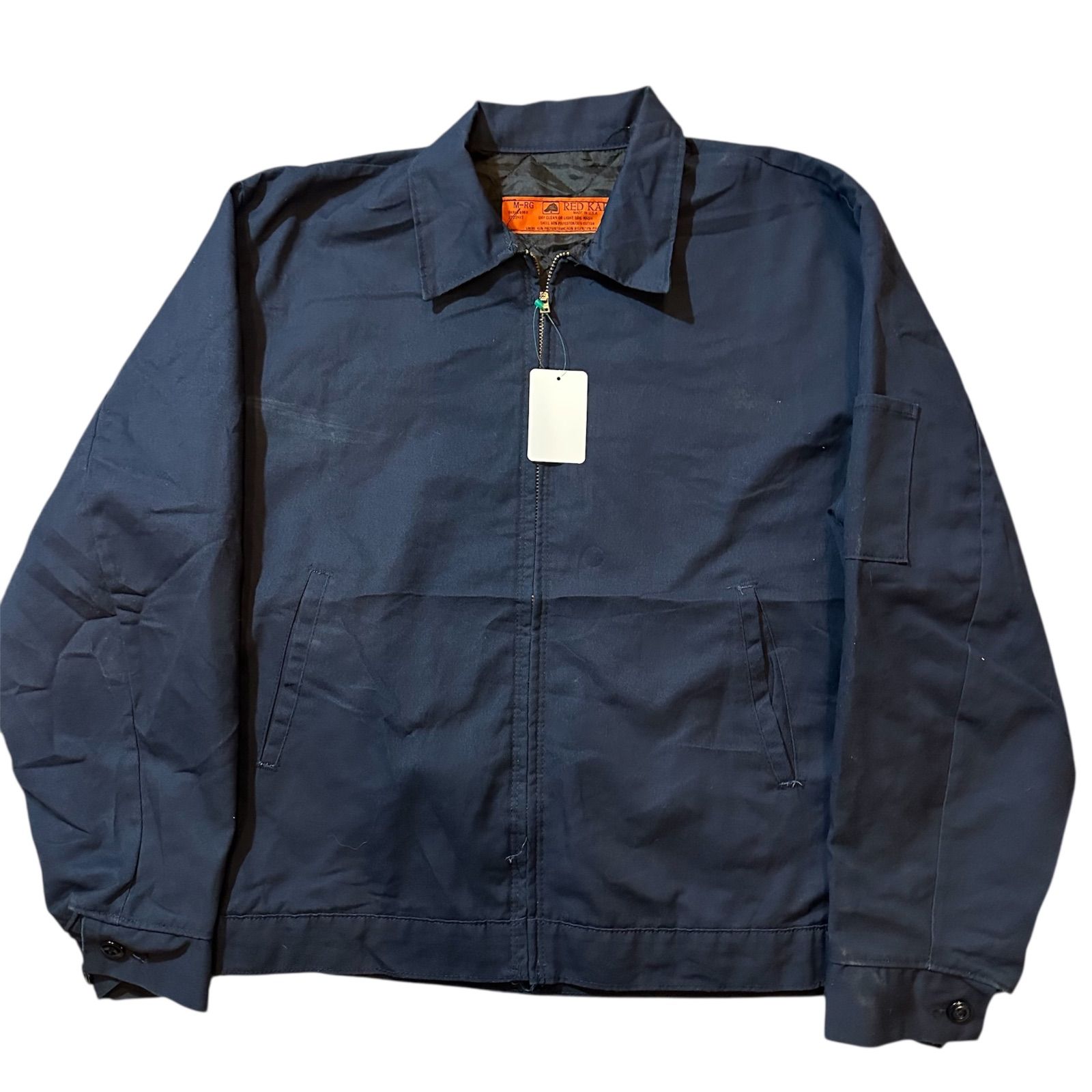 Vintage 70s-80'S Red Kap work jacket, made in the USA, size L, men's polyester brown type Vintage Second Hand main image 1