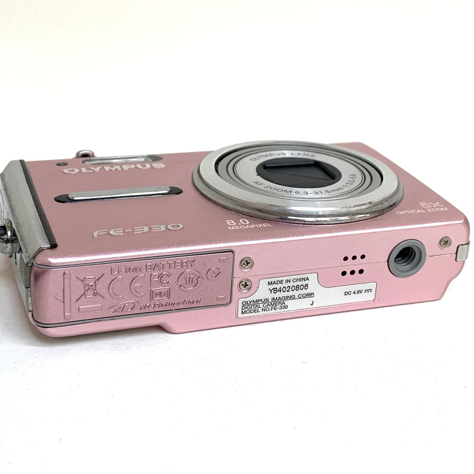 オリンパス　デジタルカメラFE-330 オリンパス ニュースリリース： 800万画素CCDと光学5倍ズームレンズを