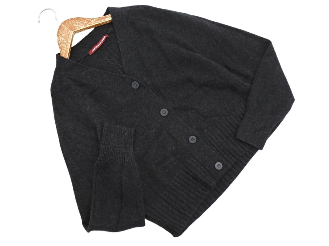 COMPTOIR DES COTONNIERS 黒　カシミヤカーディガン COMPTOIR DES COTONNIERS コントワーデコトニエ カシミヤ100% ニット