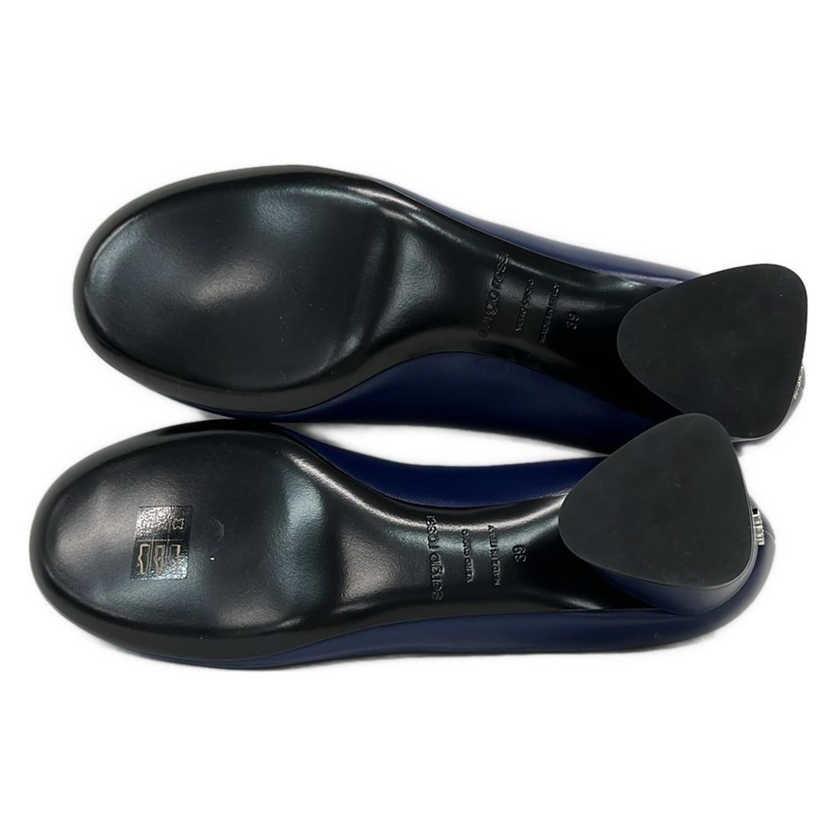 sergio rossi(セルジオロッシ) パンプス 39 レディース - ネイビー