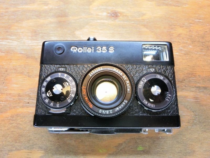7744 良～美品 Rollei 35S 露出計OK 最上級機種 ブラック フィルム
