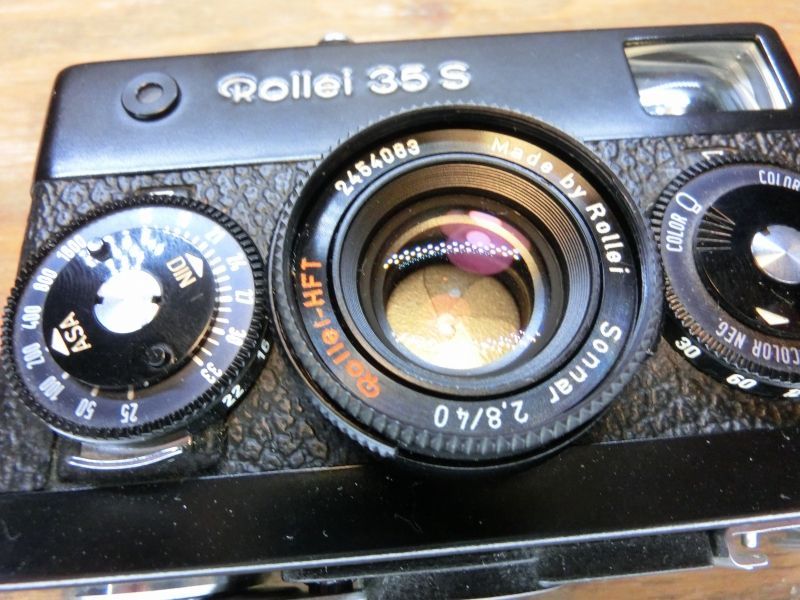 7744 良～美品 Rollei 35S 露出計OK 最上級機種 ブラック フィルム