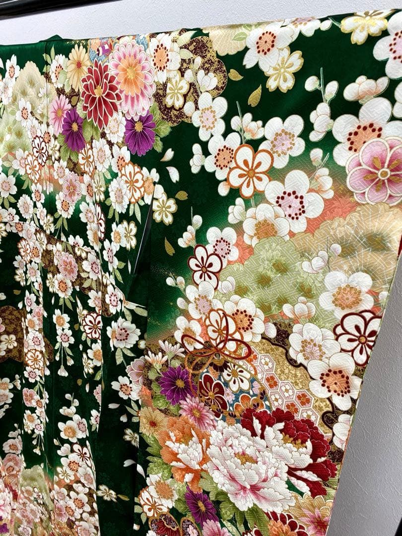 振袖 金彩 紋意匠 身丈160 cm 撥水加工済 MO 3210