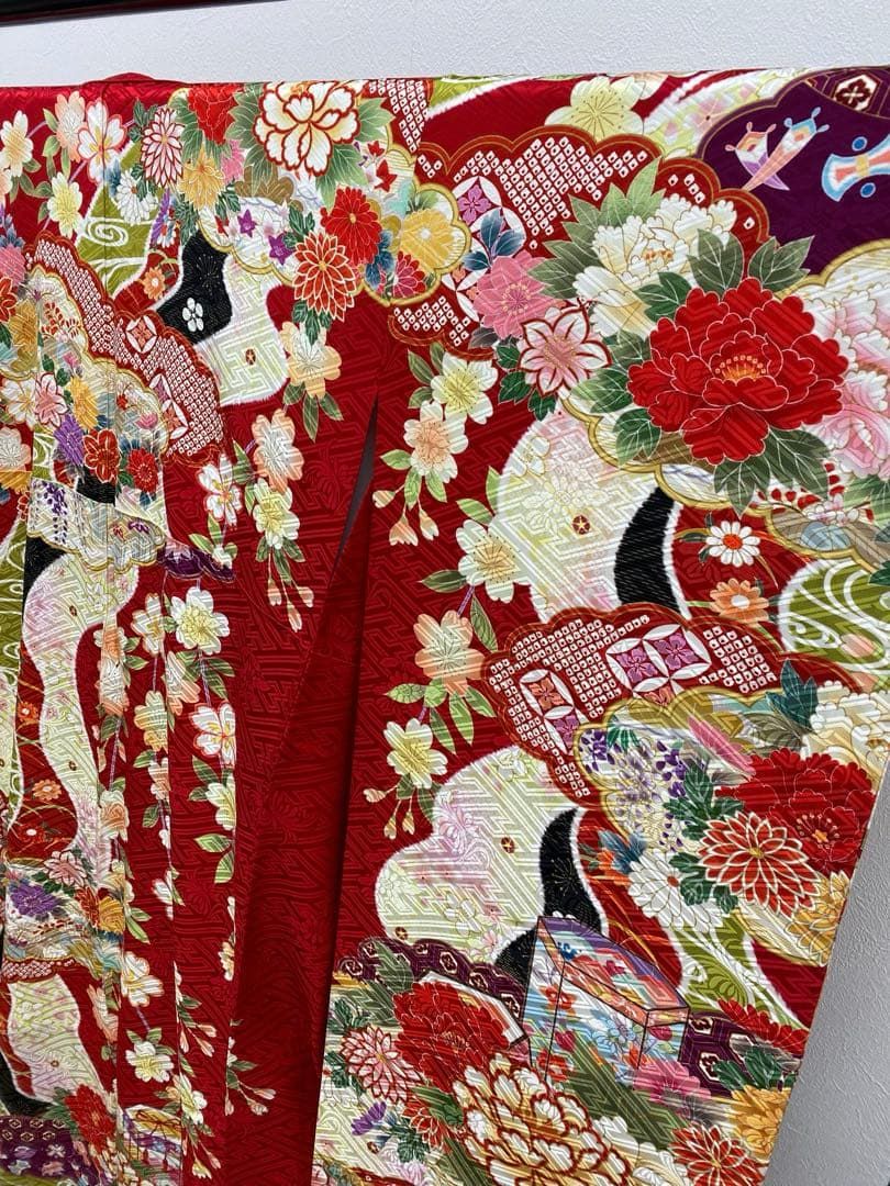 振袖 金駒 紋意匠 古身丈158 cm 撥水加工済 MO 3209