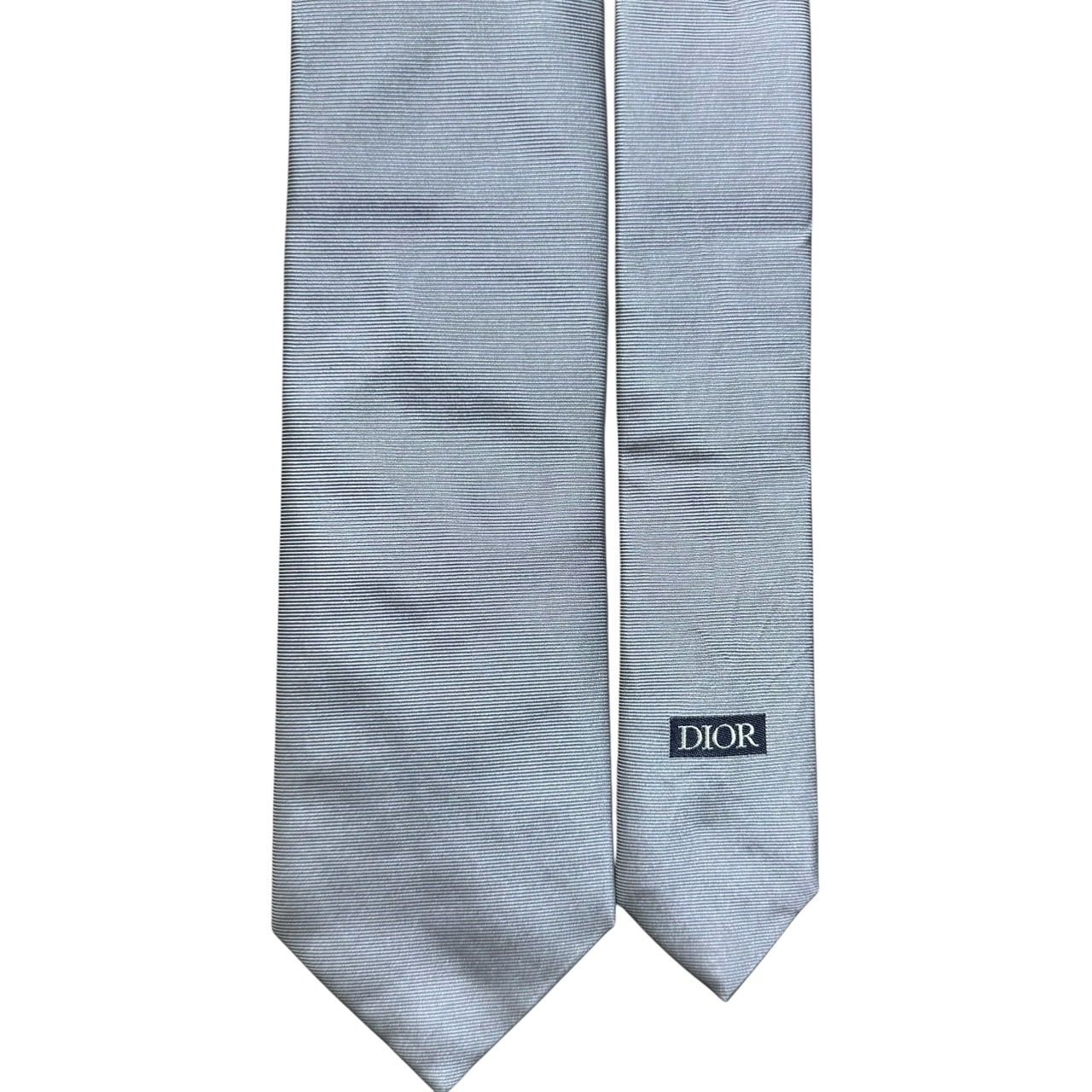Dior ディオール グレー ネクタイ シルク メンズ シルバー Dior ディオール グレー ネクタイ シルク メンズ シルバー DIOR