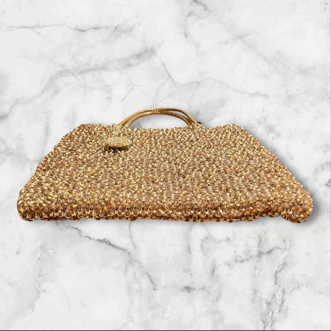 ANTEPRIMA アンテプリマ ワイヤーバッグ ゴールド りんごチャーム付