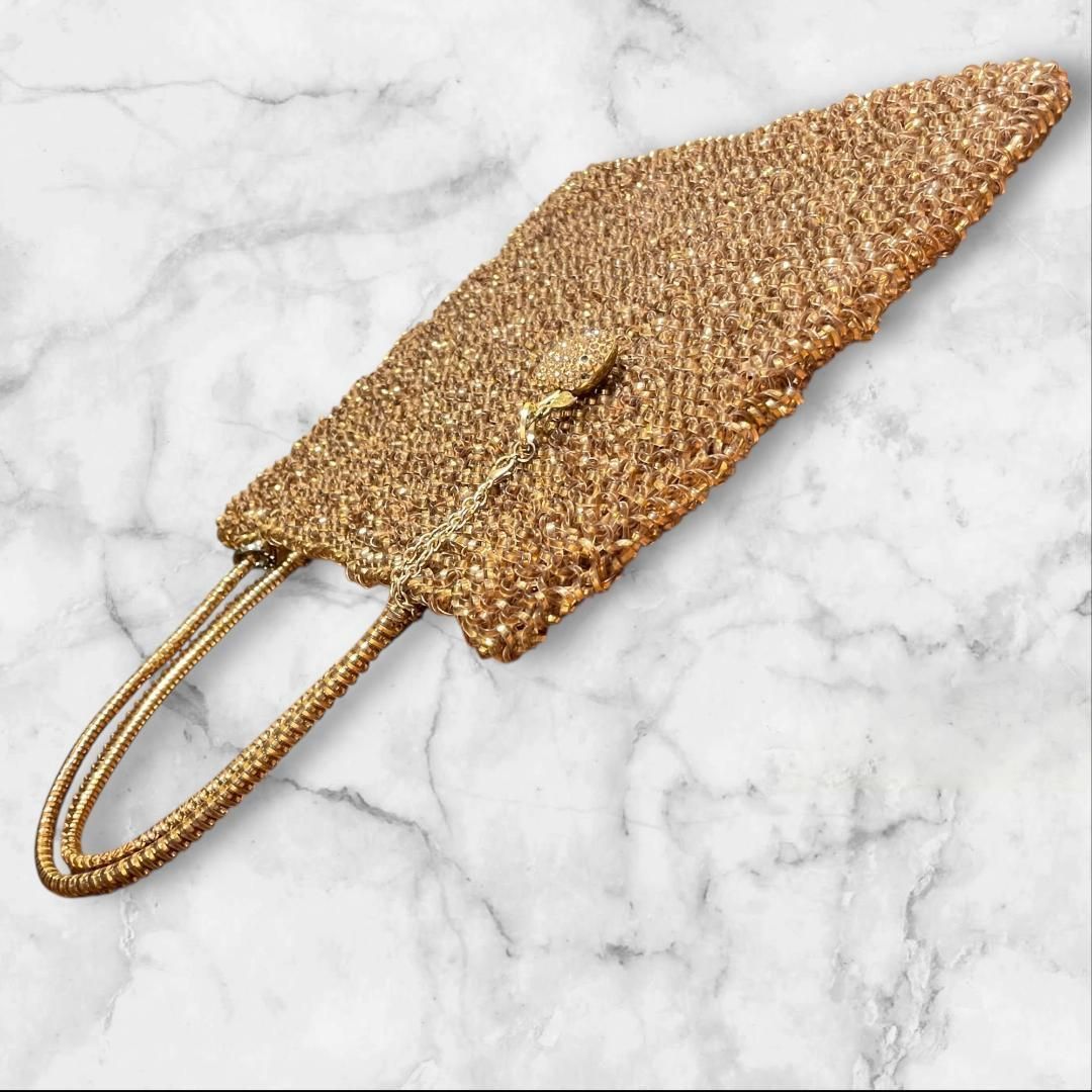 ANTEPRIMA アンテプリマ ワイヤーバッグ ゴールド りんごチャーム付