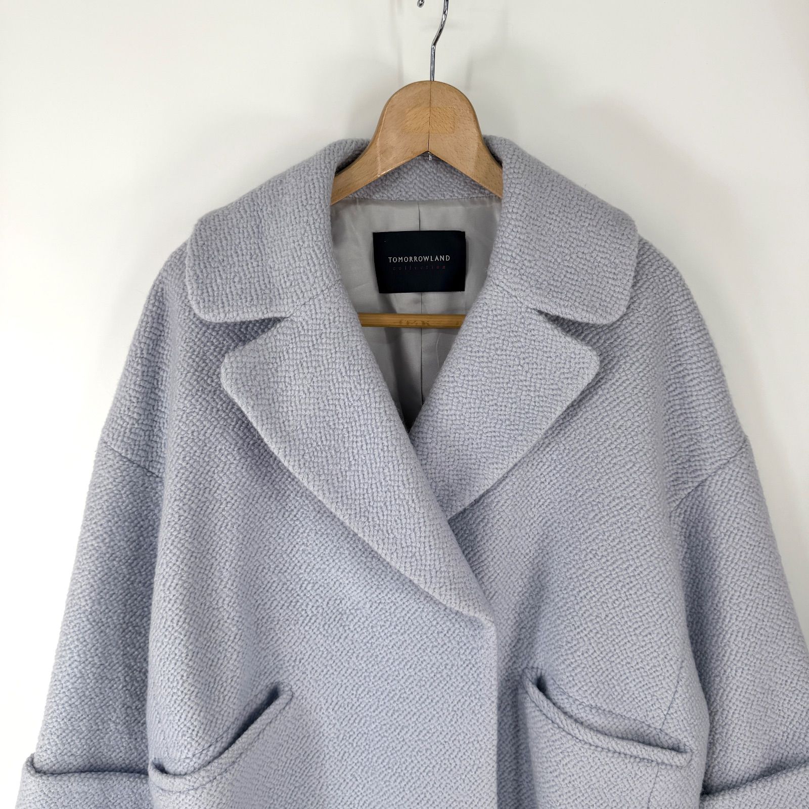 トゥモローランド ウールコート ロングコート サイズ36 ブルー