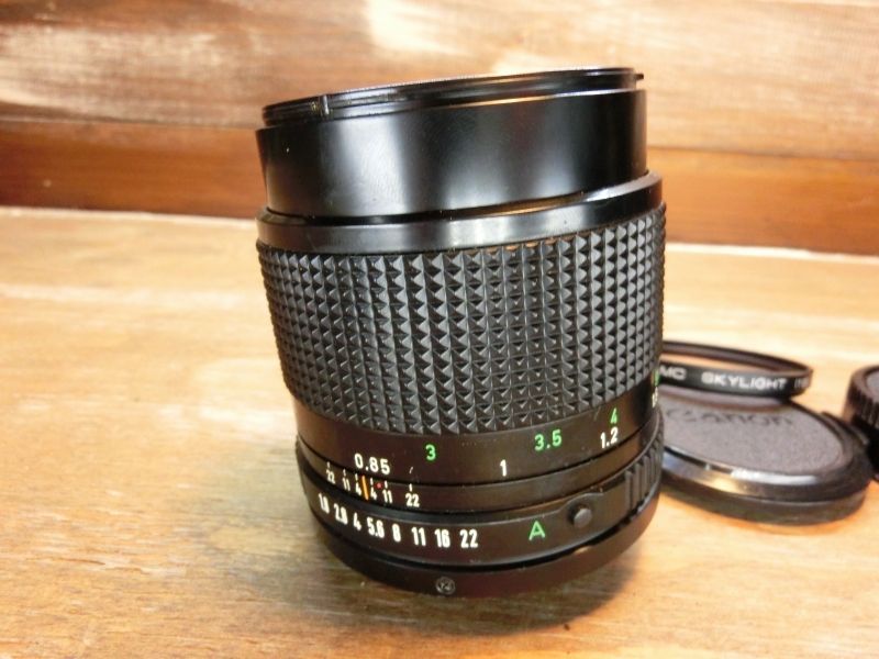  7750 キヤノン Canon FD 85 mm 1 8 NFD レンズ 中望遠レンズ FDマウント レンズ(単焦点) カメラ