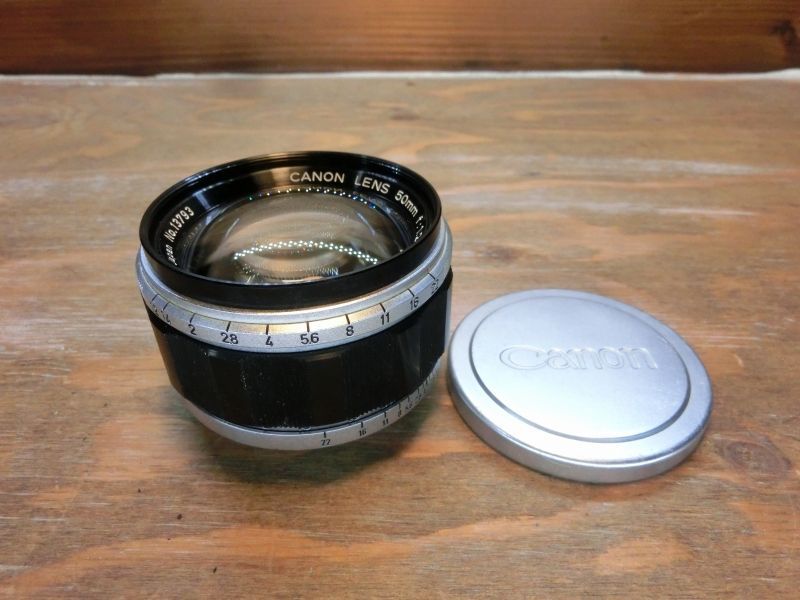 7751 CANON LENS 50 mm 1.2 ライカL L 39 標準レンズ レンズ