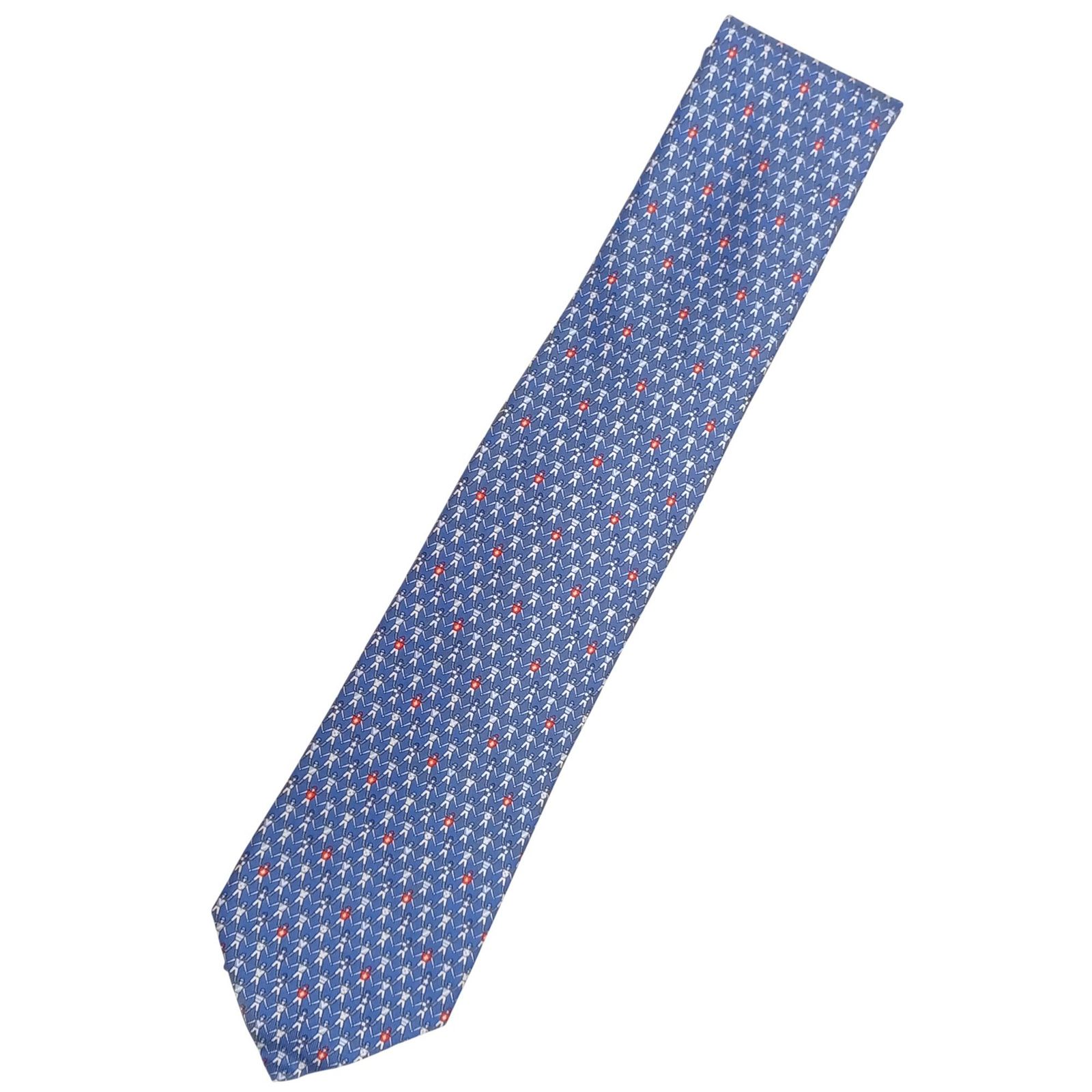 エルメス(HERMES) シルク100％ シルクツイルタイ 626073FA 05 ネクタイ