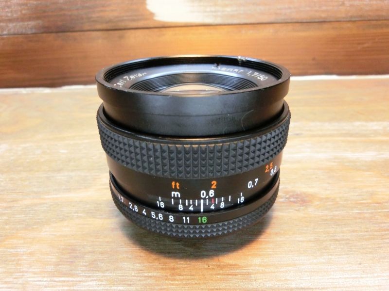 7752 Contax Planar 50 mm 1.7 MMJ ヤシコン レンズ 標準レンズ