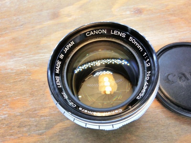 7754 CANON LENS 50 mm 1 2 ライカL L 39 標準レンズ レンズ