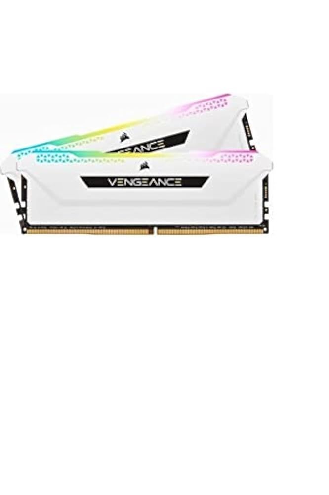 CORSAIR DDR 4 3200 MHz デスクトップPC用 メモリ RGB PRO SLシリーズ 32 GB 16 PC 25600 ホワイト
