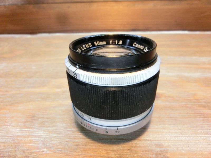 7755 Canon LENS 50 mm 1 8 ライカ L 39マウント Lマウント 標準レンズ レンズ
