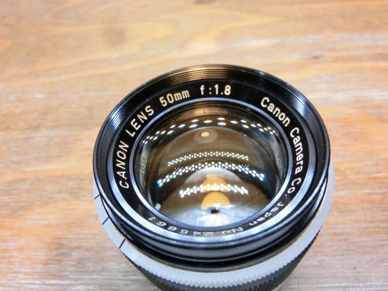 7755 Canon LENS 50 mm 1 8 ライカ L 39マウント Lマウント 標準レンズ レンズ