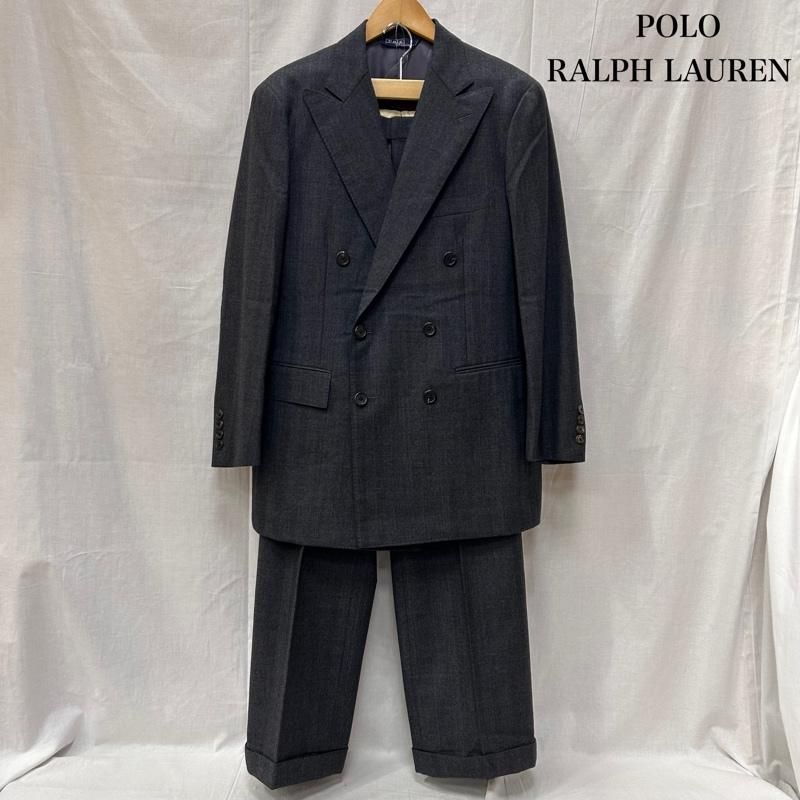 ポロラルフローレン 80 s 三角タグ ダブルジャケット セットアップ ピークドラペル ダブル メンズ - ISItems 古着