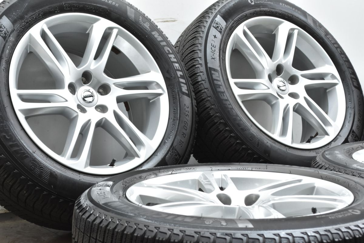 ボルボ XC 90 18 in 8 J 42 5 PCD 108 ミシュラン X ICE 3 235 60 R 品番 ホイールのみ販売 ノーマル戻し